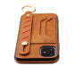 Customizable Genuine Leather iPhone Case with Strap for iPhone 13/ iPhone 12/ iPhone 11/ iPhone XS/ iPhone 8/ iPhone 7