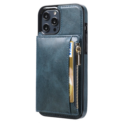 Customizable Genuine Leather iPhone Case with Wallet for iPhone 13/ iPhone 12/ iPhone 11/ iPhone XS/ iPhone 8/ iPhone 7/ iPhone SE 2nd Gen